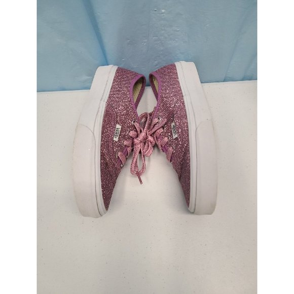 VANS OFF THE WALL Women's Lavender Authentic Glitter Sneakers Shoes size 5 - Picture 6 of 9